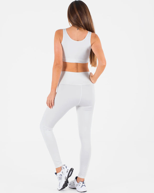 Basic Set Leggings + Top ⎜ Blanco